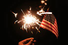 Fireworks and American Flag on 4th of July image - Free stock photo -  Public Domain photo - CC0 Images